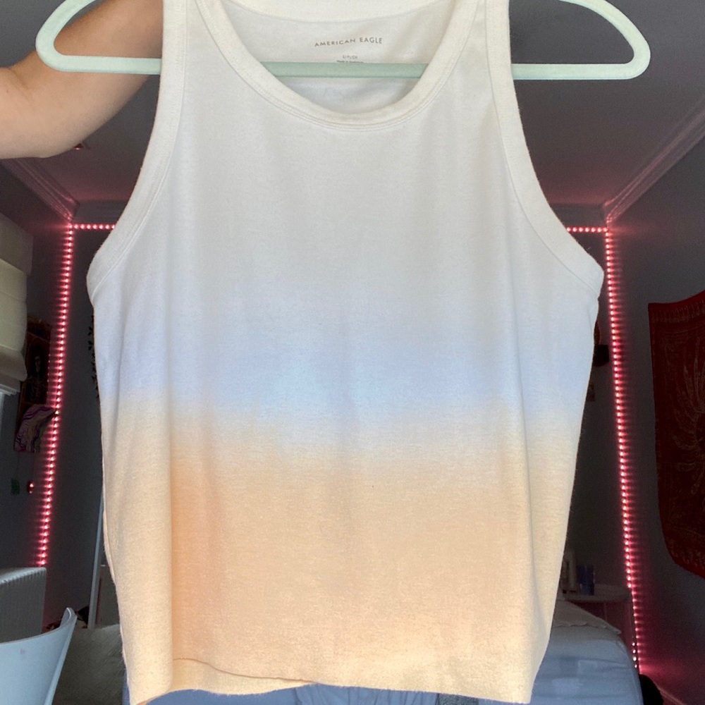 AMERICAN EAGLE OMBRÉ TANK TOP SIZE SMALL